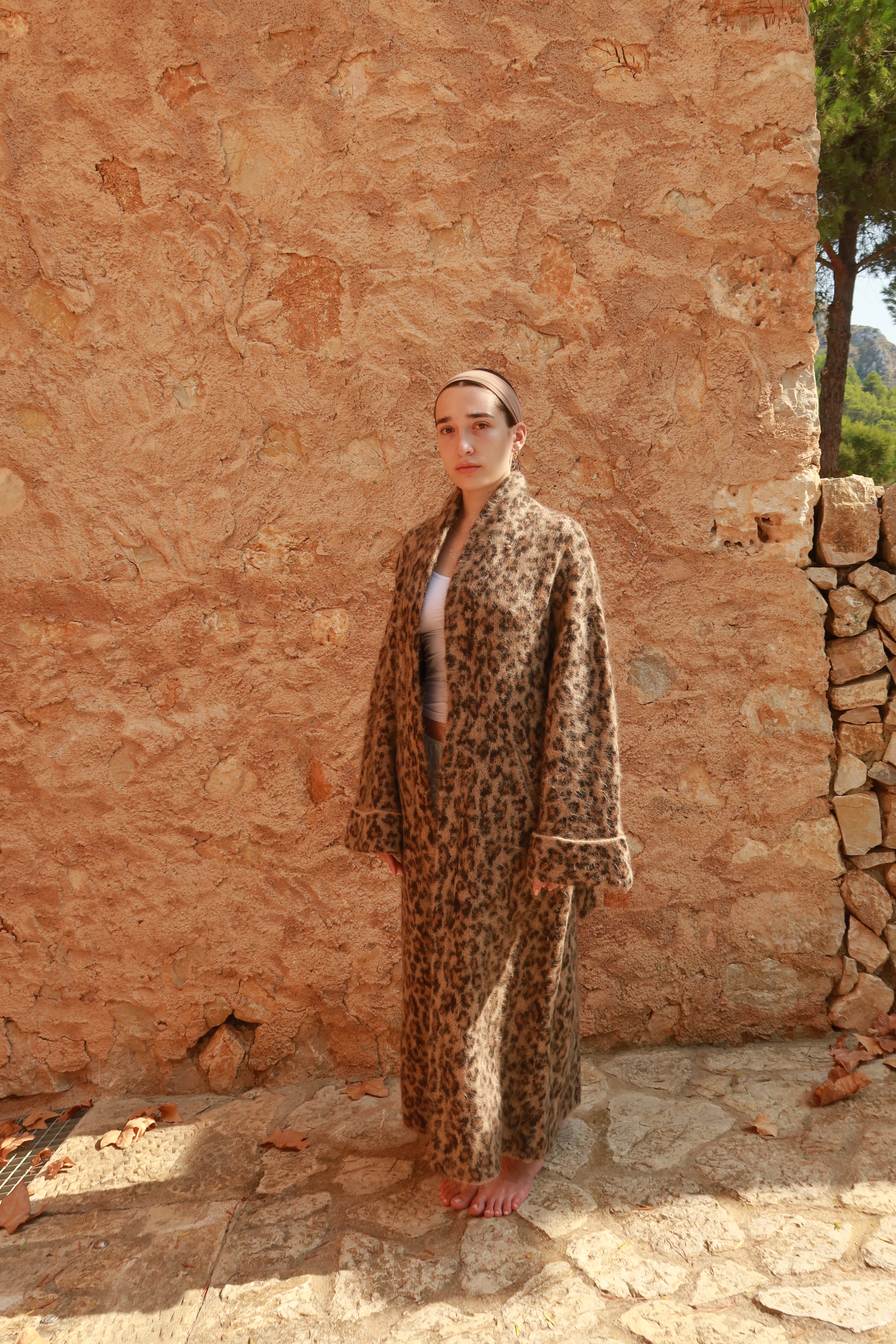 Leopard Alpaca Robe
