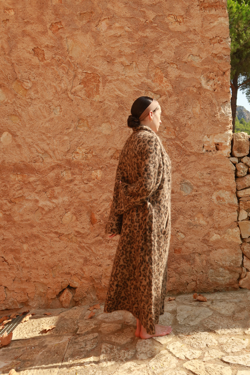 Leopard Alpaca Robe