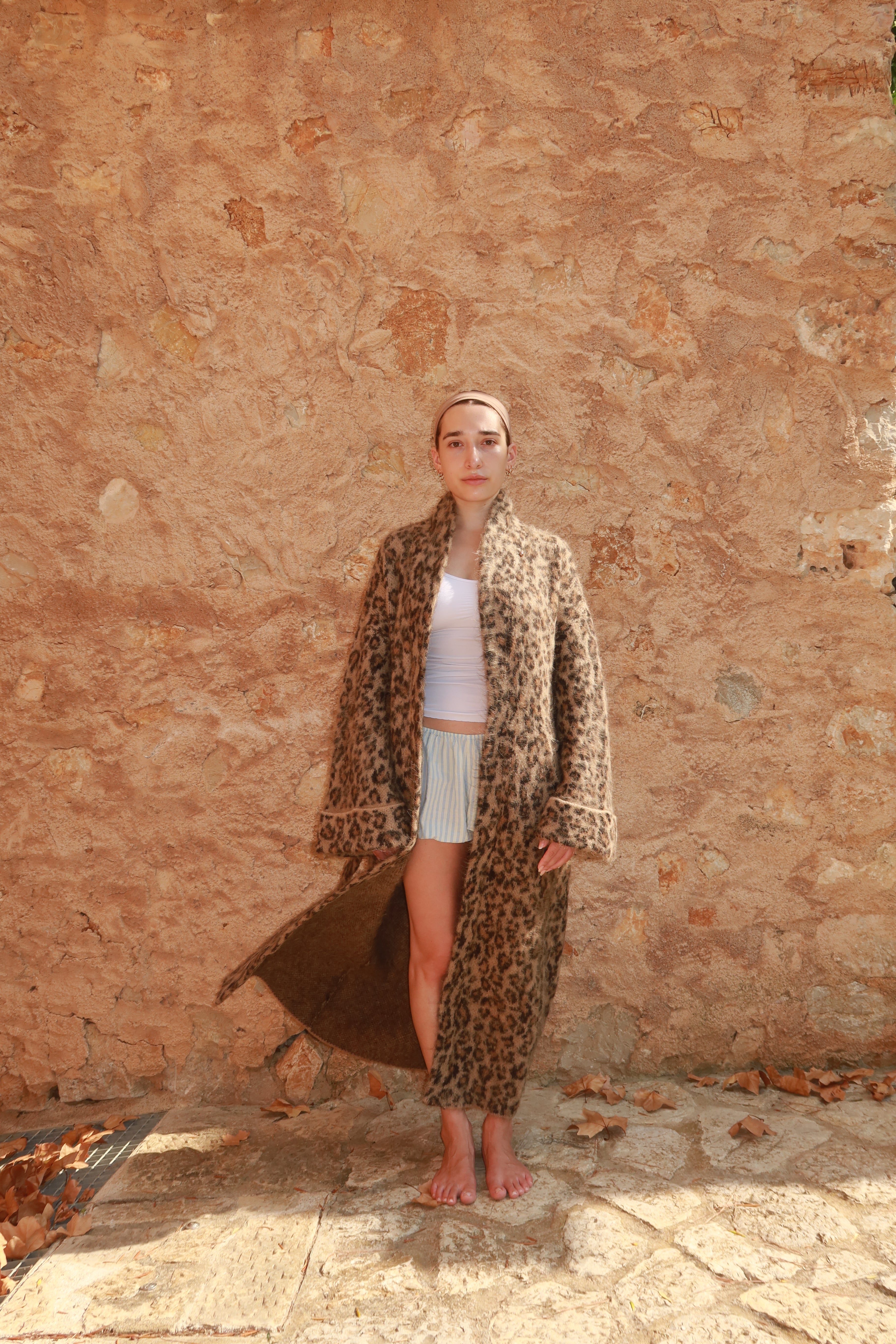 Leopard Alpaca Robe