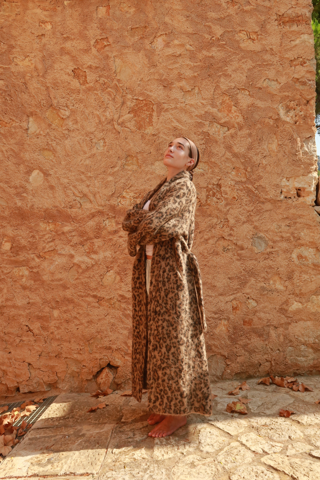Leopard Alpaca Robe