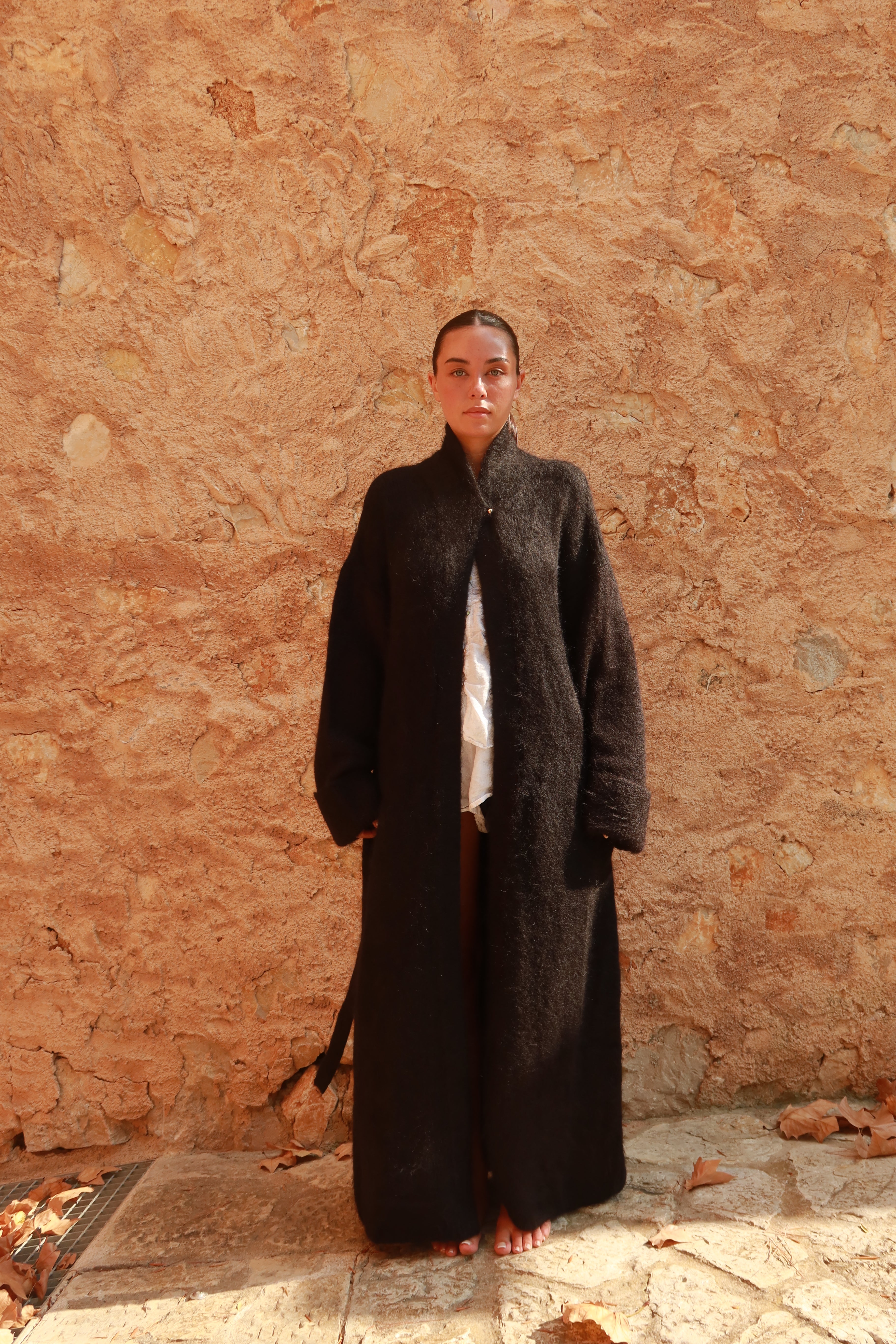 Black Alpaca Robe