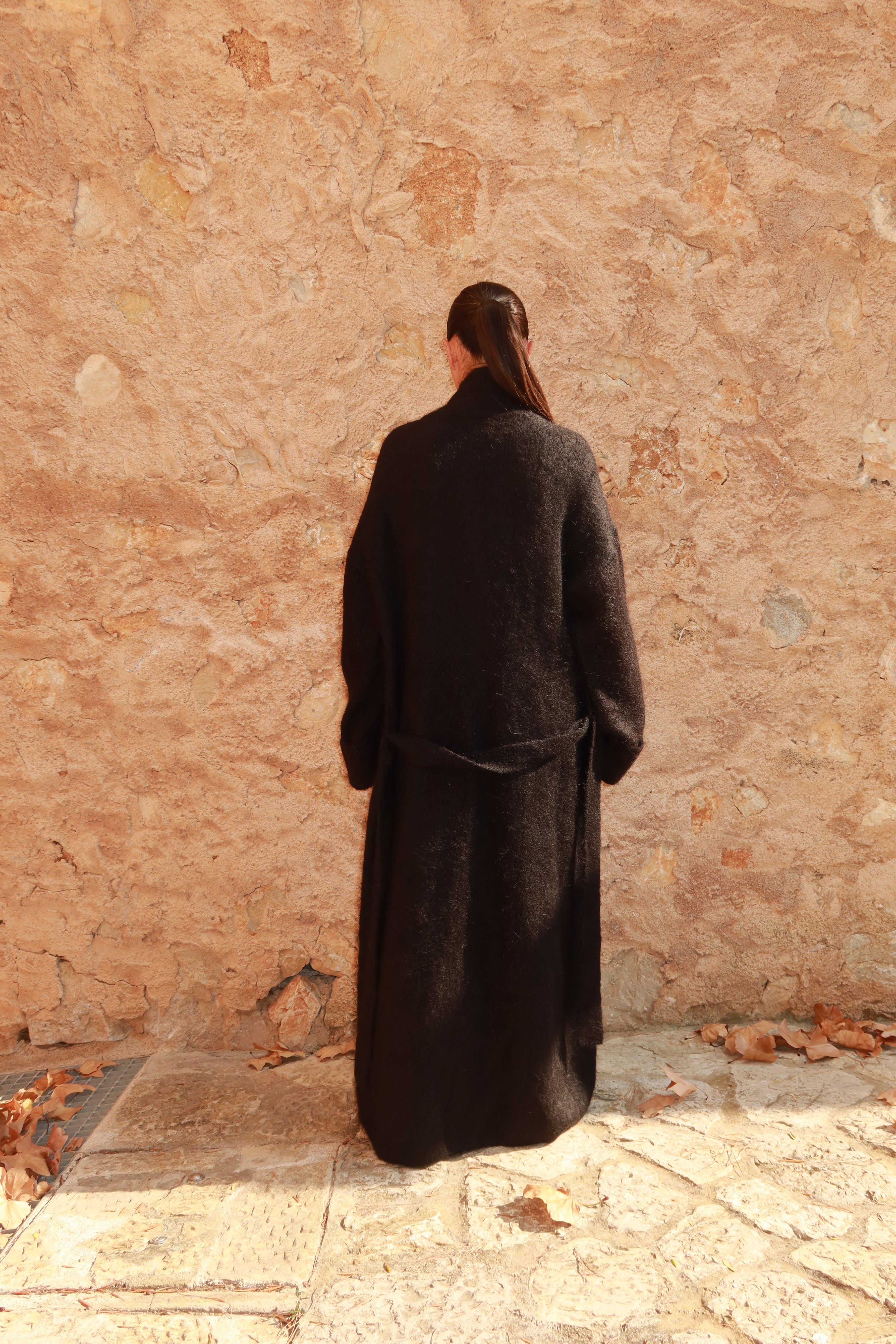 Black Alpaca Robe