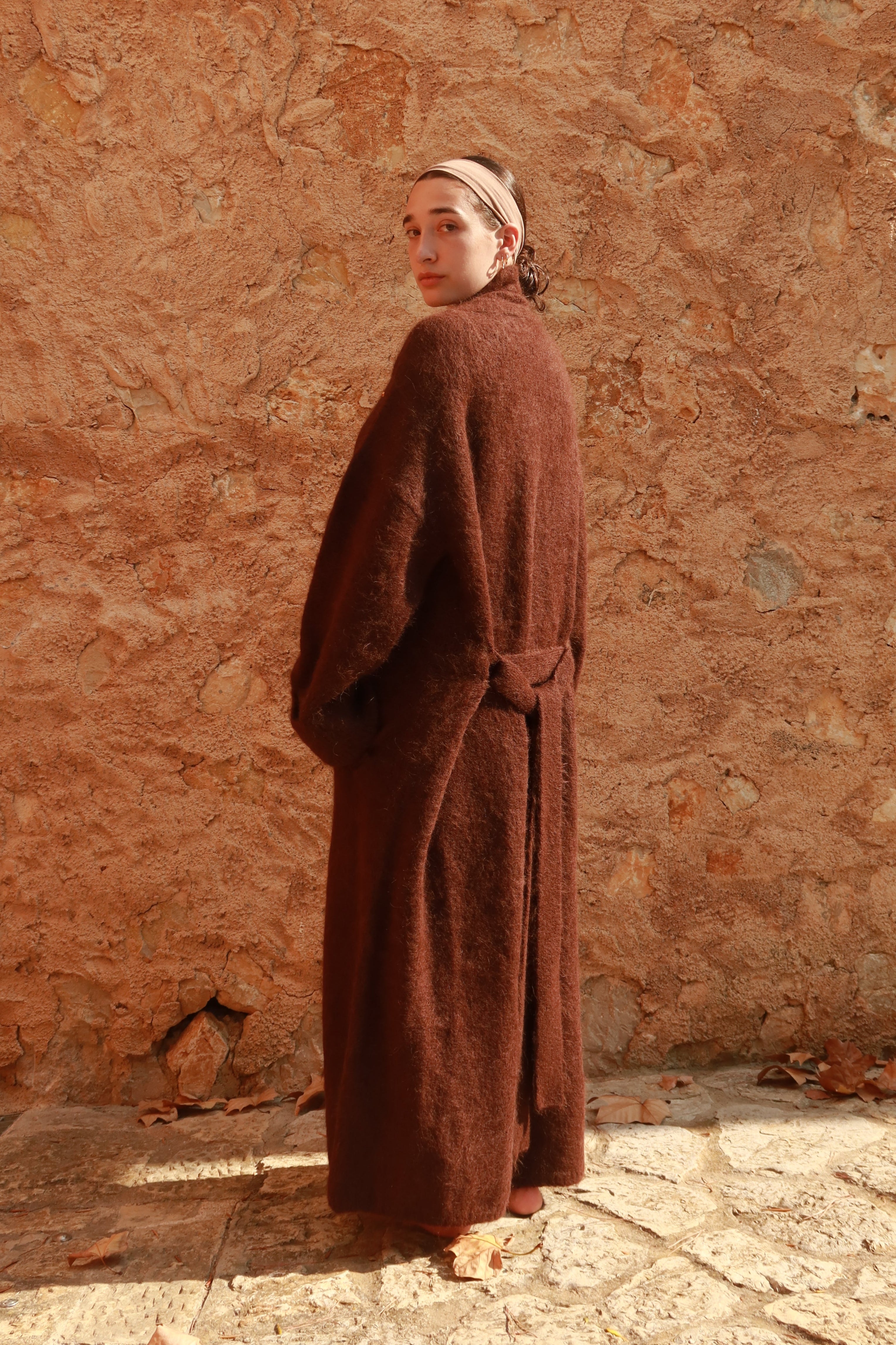 Brown Alpaca Robe