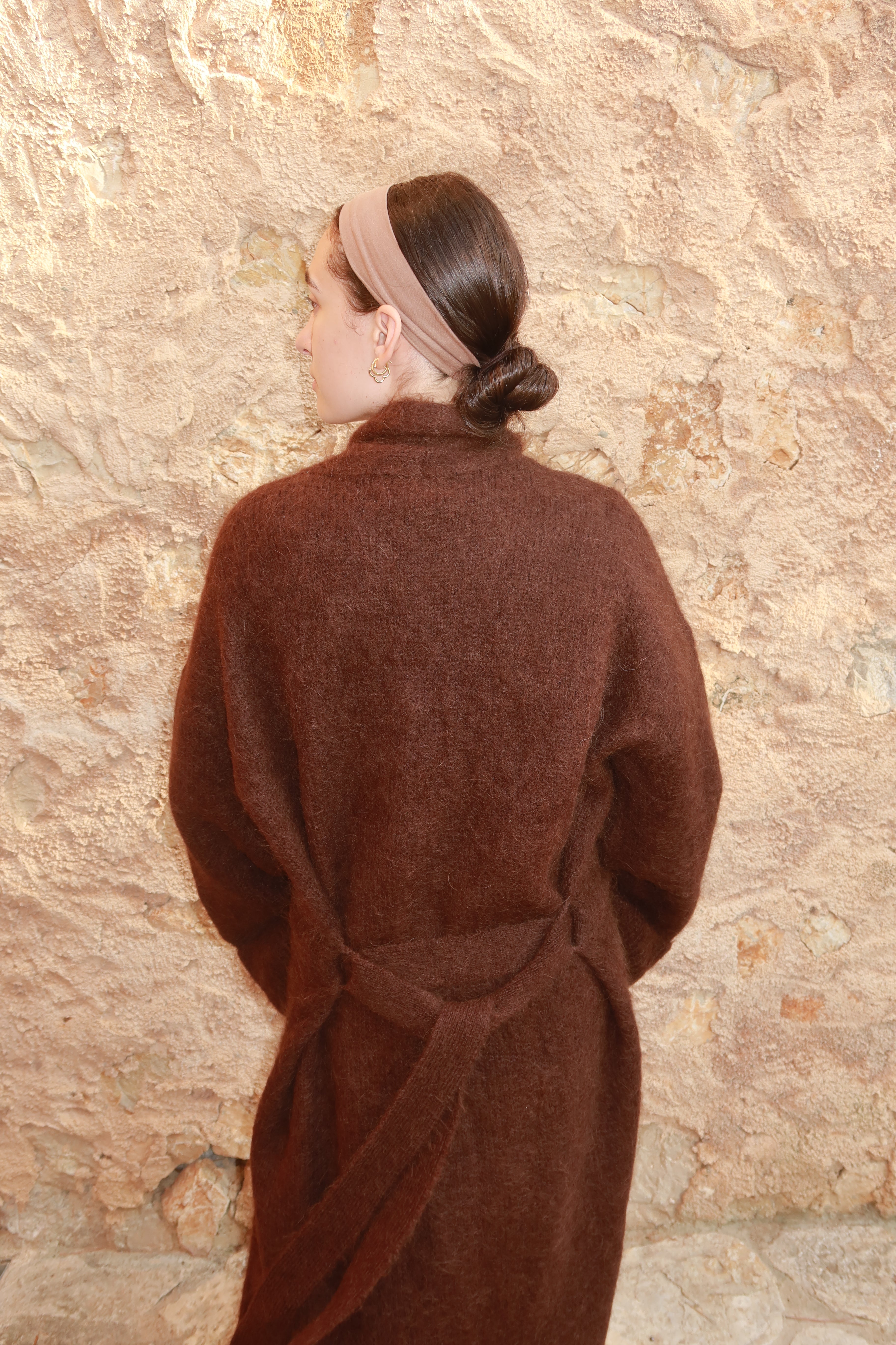 Brown Alpaca Robe