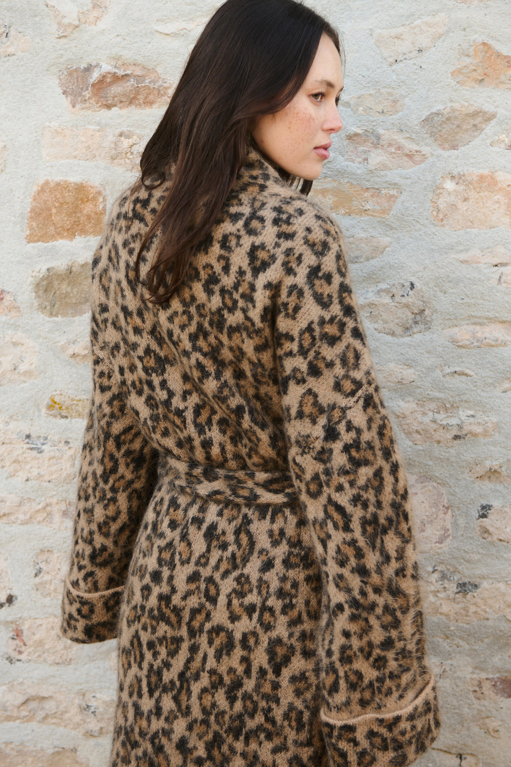 Leopard Alpaca Robe
